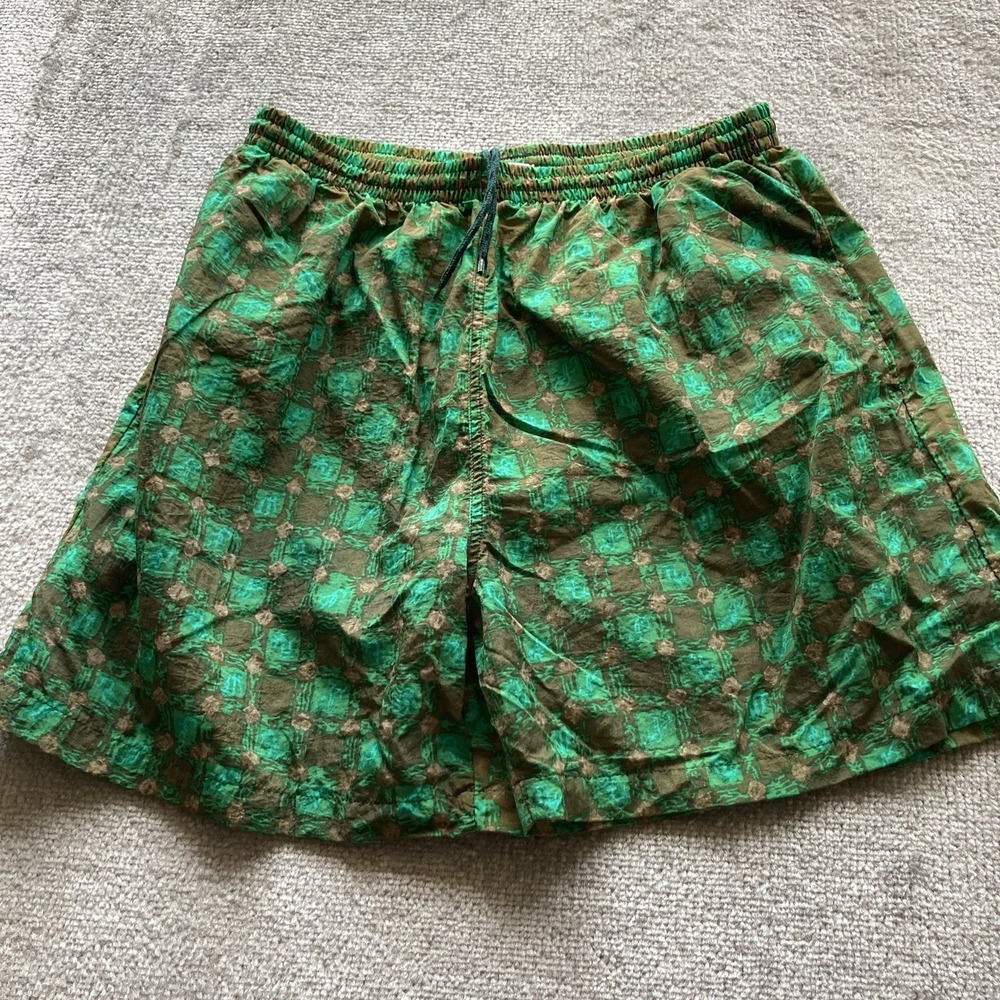 Basic Editions Y2K Swim Trunks‎ Mens Large 28-32 Green